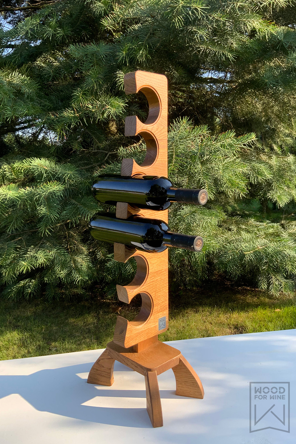 Настольная винная полка