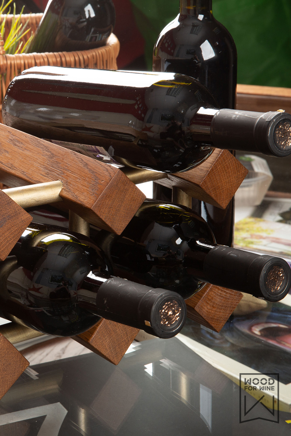 Настольная подставка для вина